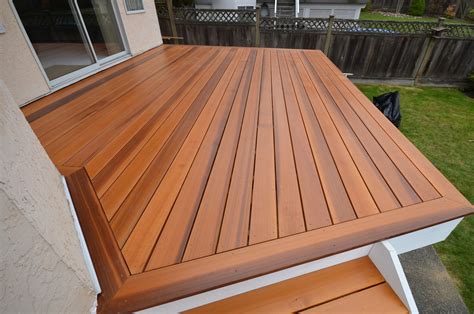 Cedar deck - Red Cedar Wood Deck Boards . Red cedar is most often used for fence boards. Because red cedar is an oily wood, it falls in the class of other woods, such as redwood, that can be left untreated and left to weather naturally. Red cedar can be painted or stained, too, if desired. Even untreated, red cedar will maintain …